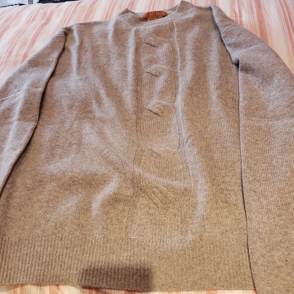 Gray cashmere sweater